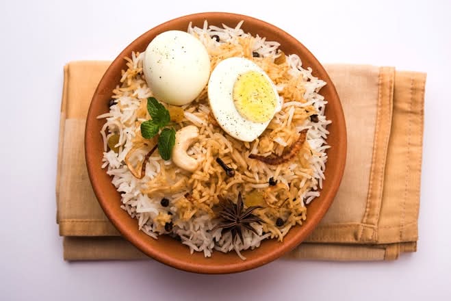 Egg Biryani Family Pack.