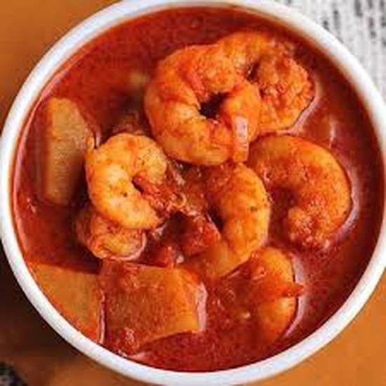 Shrimp Vindaloo.