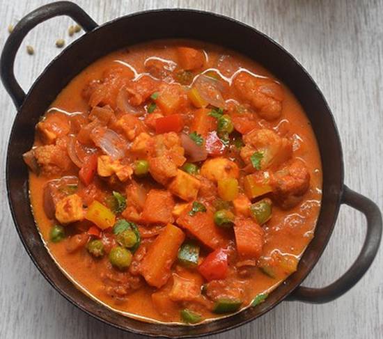 Kadai Vegetable.