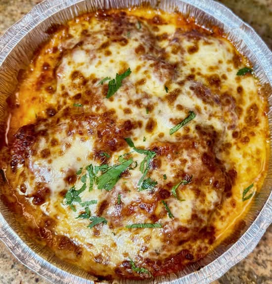 Chicken Parmesan Pasta.