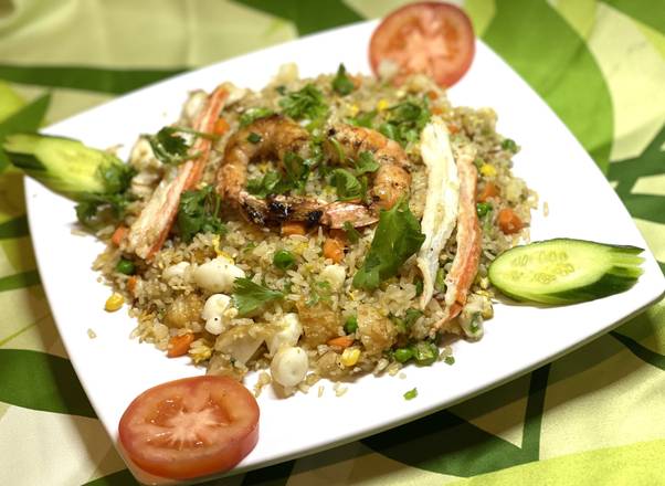 With Fried Rice.