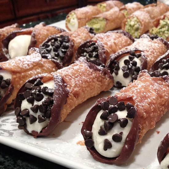 Cannoli with Chocolate Chips.