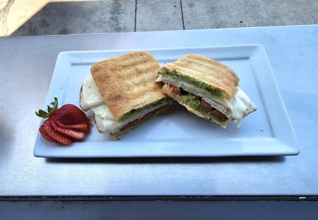 Pesto Turkey Panini.