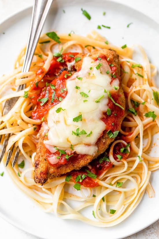 Petite Chicken Parma.