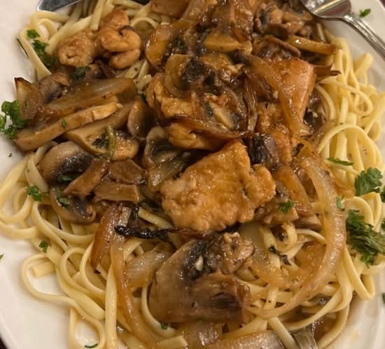 Chicken Marsala.