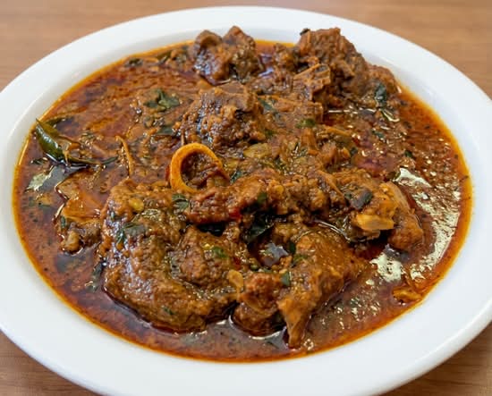 Curry: Lamb Curry.