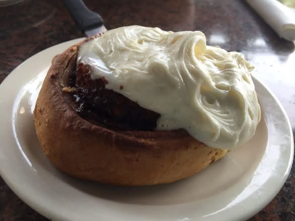 4 Cinnamon Buns.