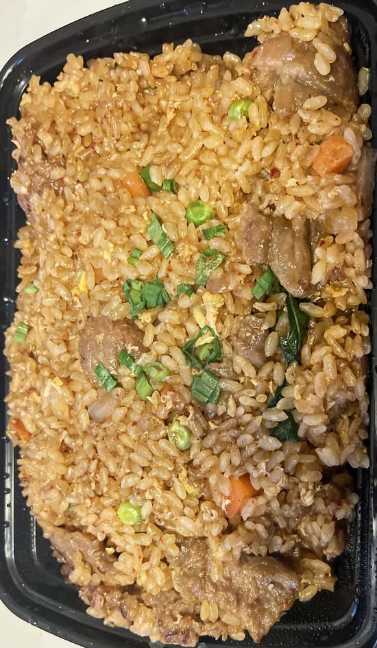 Lunch Thai Basil Fried Rice.