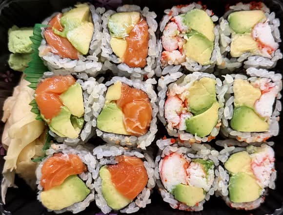 King Crab Avocado Roll.