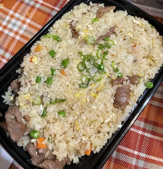 Lunch Japanese Fried Rice.