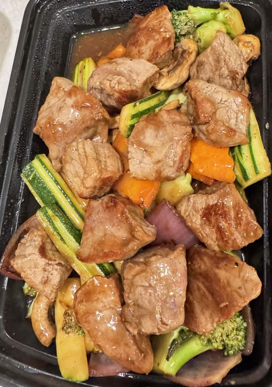 New York Steak Hibachi.
