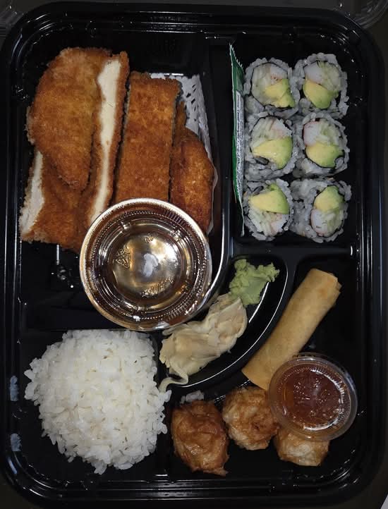 Chicken Katsu Bento Box.