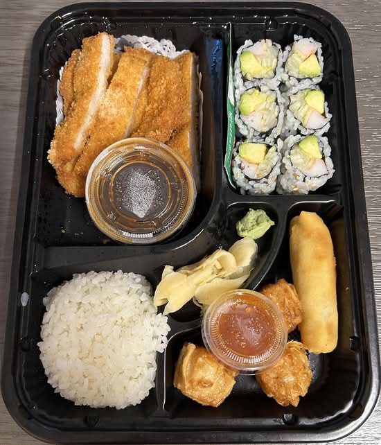 Pork Katsu Bento Box.