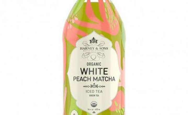 Harney & sons white peach matcha [16oz].