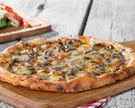 Mushroom Pizza.