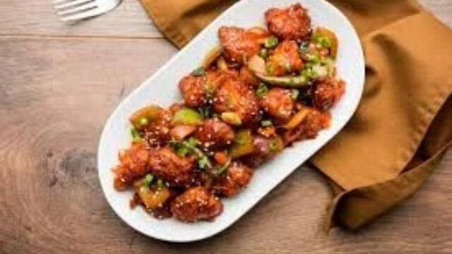 Chicken Manchurian.
