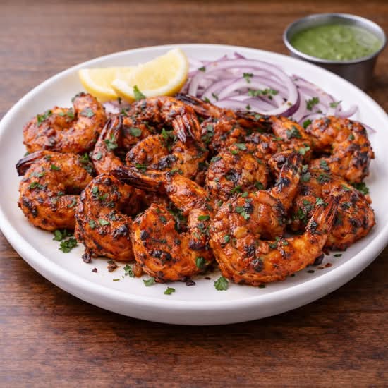 Tandoori Shrimp.