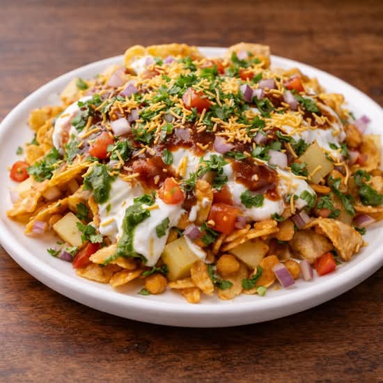 Aloo Papdi Chaat.