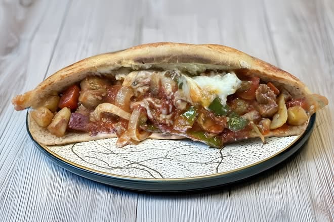 Sausage Parmigiana.