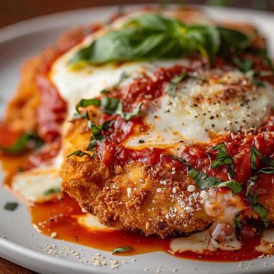 Chicken Cutlet Parmigiana.