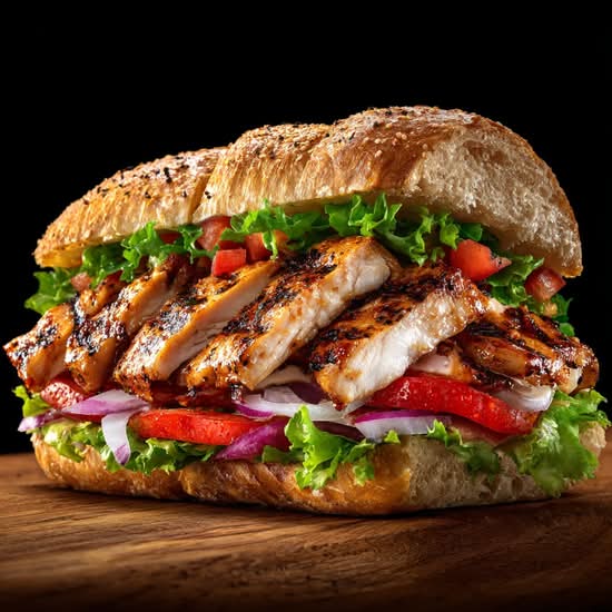 Grilled Chicken Sub.