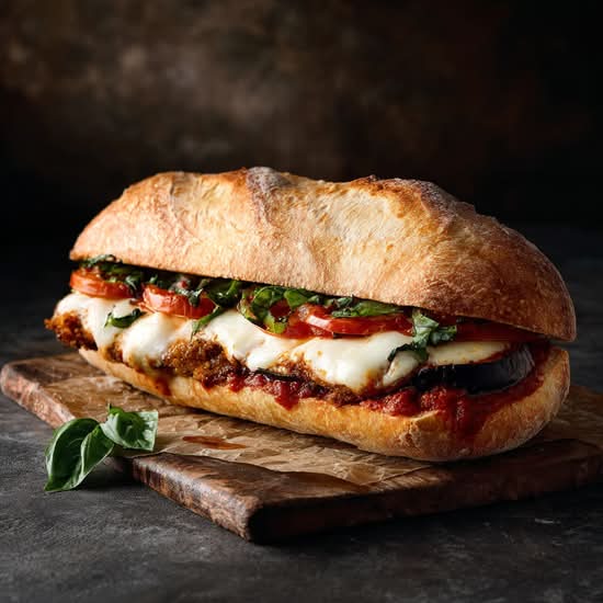 Eggplant Parmigiana.