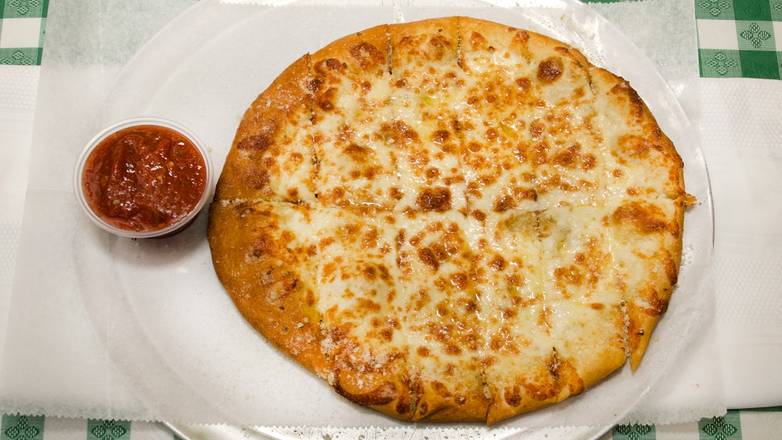 Lg spot cheese bread.