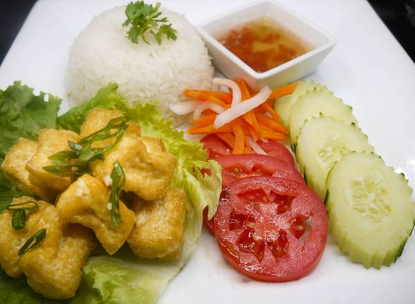 Tofu Steamed Rice.