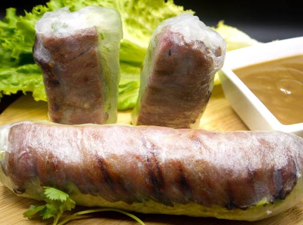 Grilled Beef Fresh Rolls.