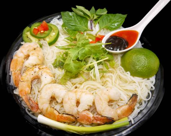 Grilled Shrimp Pho.