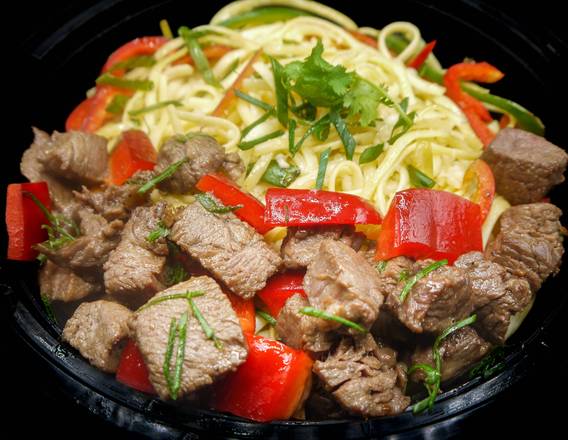 Filet Mignon Garlic Noodles.