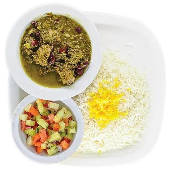 Ghormeh sabzi stew.