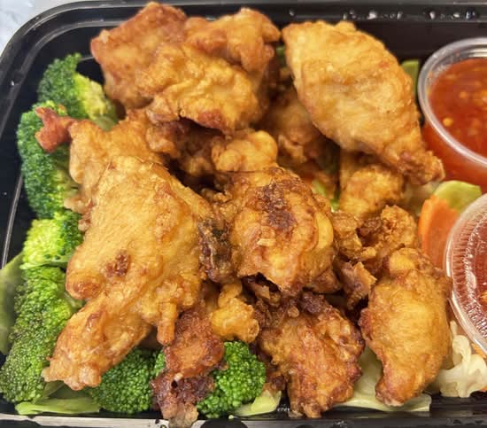 Volcano Fried Chicken or Tofu.