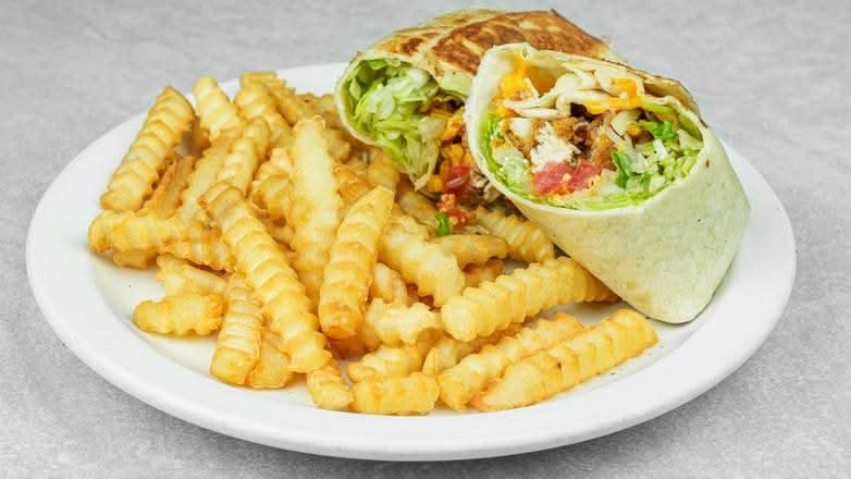 Crispy Buffalo Chicken Wrap.