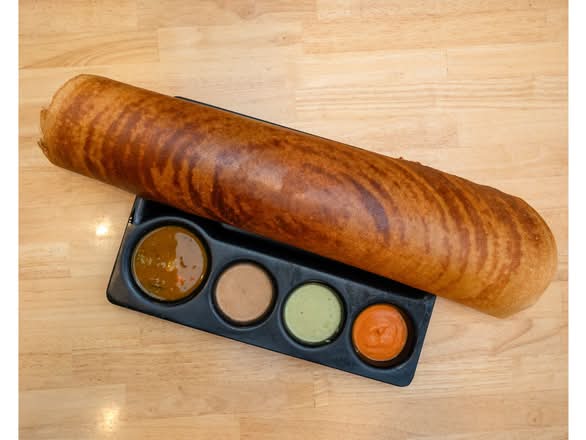 Ghee Roast Masala Dosa.