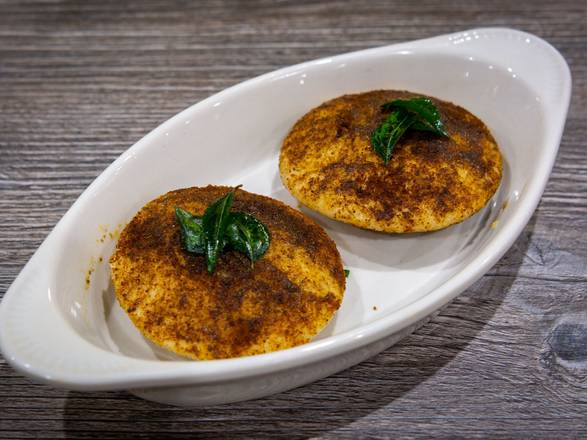 Curry Leaf Idli.