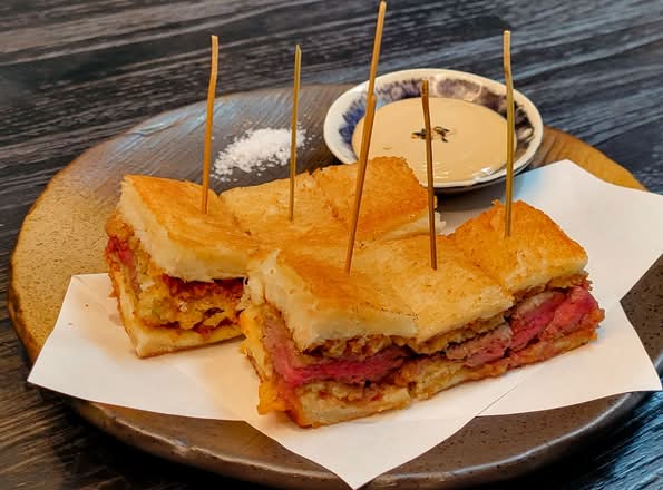 Wagyu Beef Katsu Sando.