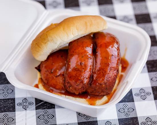 Hot Links Spicy Sandwich.