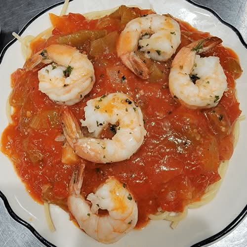 Shrimp Creole Sauce.