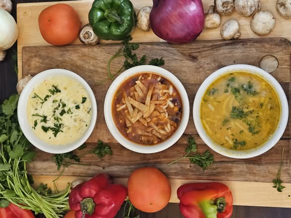 Lunch Soup and Salad.