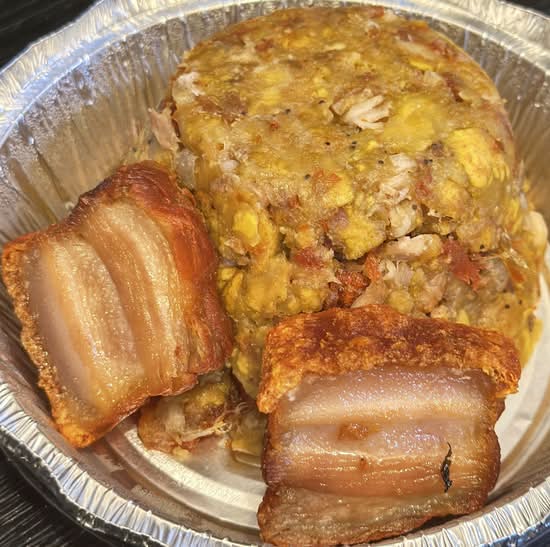 Mofongo De Chicharron.