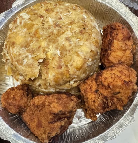 Mofongo De Pollo.