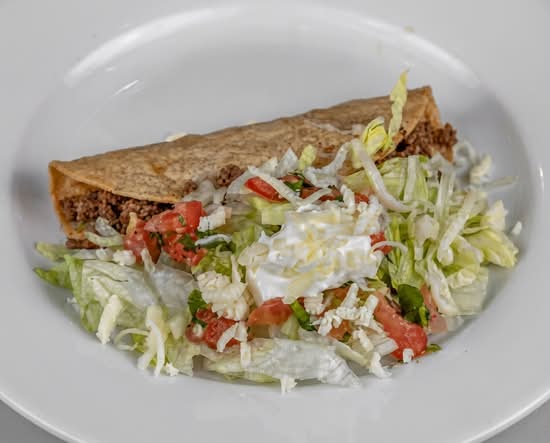 Ground Beef or Chicken Taco.