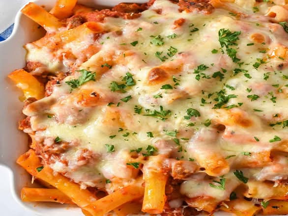 Large Tray Baked Ziti.