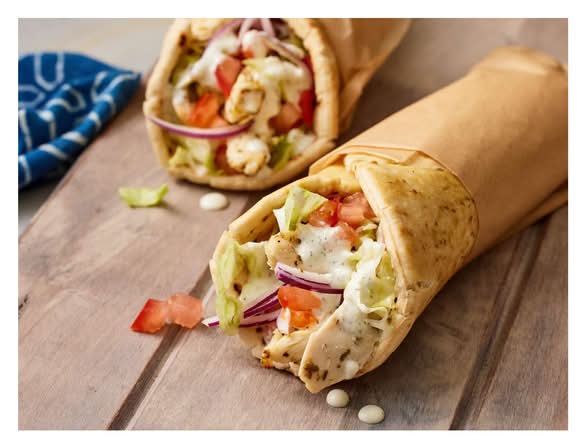 Chicken Steak Wrap.