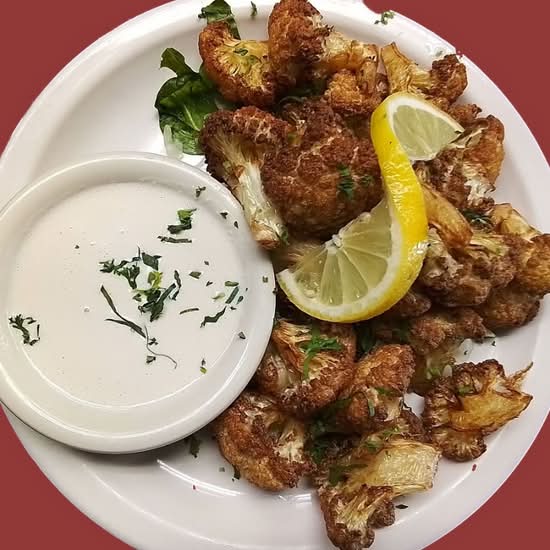 Fried Cauliflower Tray.