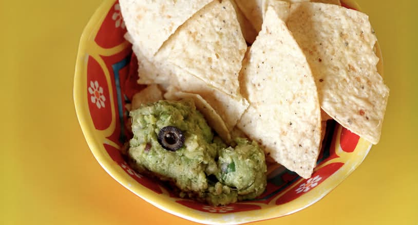 Chips and Guacamole.