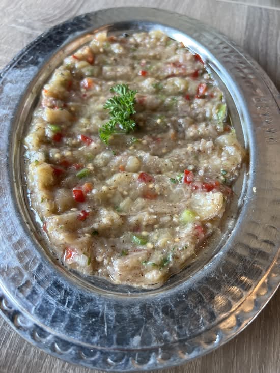Side Eggplant Salad.