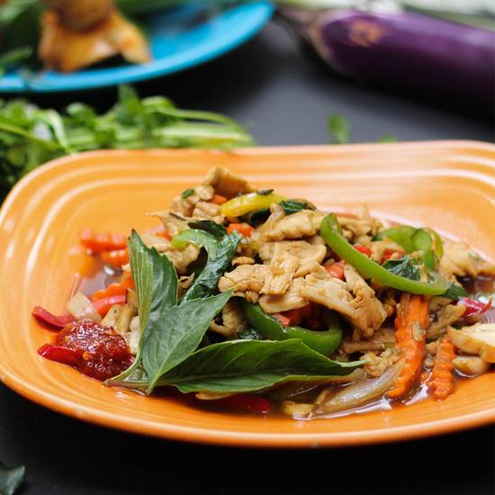 Eggplant Ka Pow.