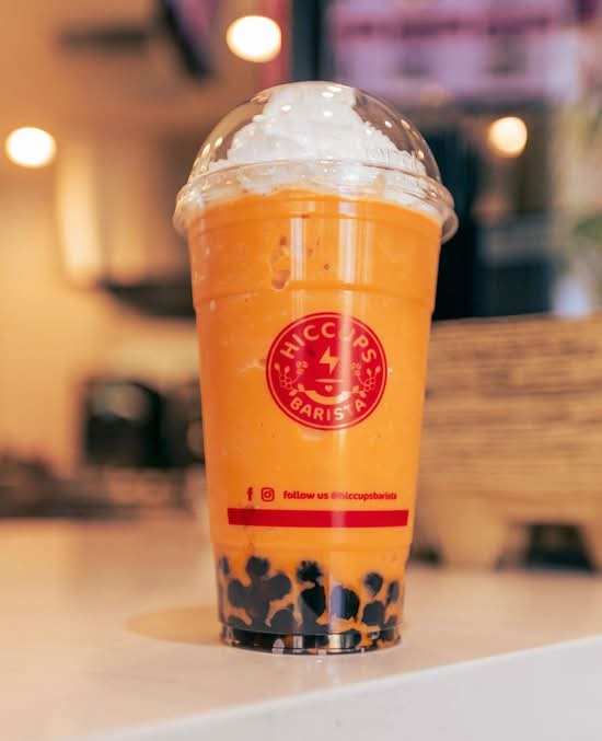 Thai Tea Smoothie.